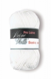 Pro Lana Basic Cotton uni Farbe 01 wei