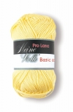 Pro Lana Basic Cotton uni Farbe 21 pastellgelb